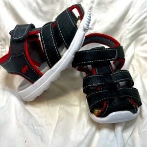 See Kai run Cyrus Flexirun™ Gray/Red toddler US 6 sandal